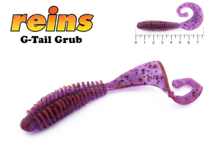 Силикон Reins G-Tail Grub 3,0'' col.583 Lox